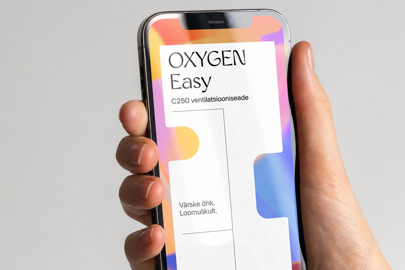 OXYGEN Easy äpi tutvustus telefonil